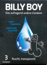 Billy Boy Transparent. Extra Feucht Das aufregende Kondom