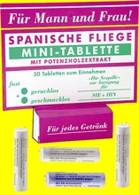 Spanische Fliege Mini-Tablette f�r Mann und Frau 30 St�ck